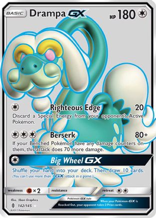 Drampa GX (Full Art) (GRI-142) (Holofoil)