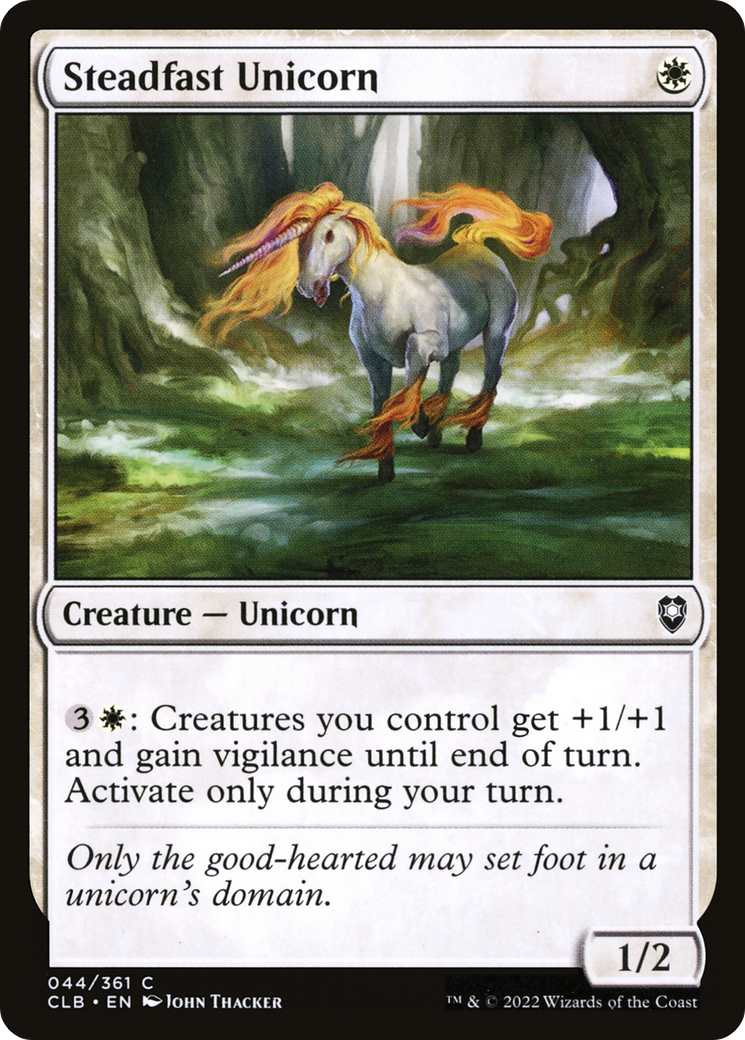 Steadfast Unicorn (CLB-044)