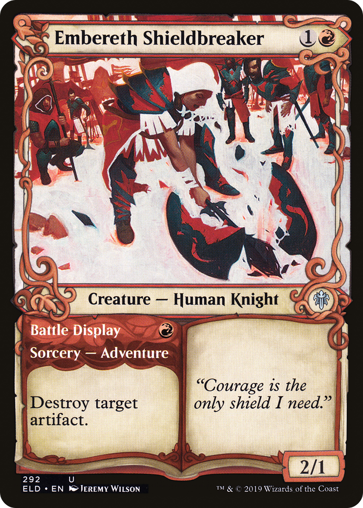 Embereth Shieldbreaker // Battle Display (ELD-292) (Showcase)