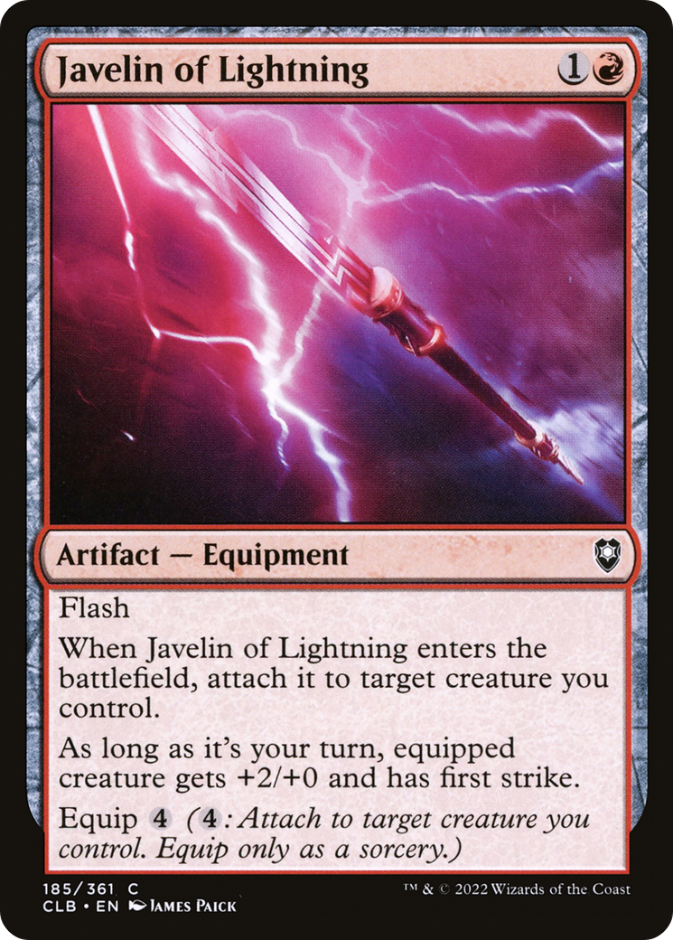 Javelin of Lightning (CLB-185)