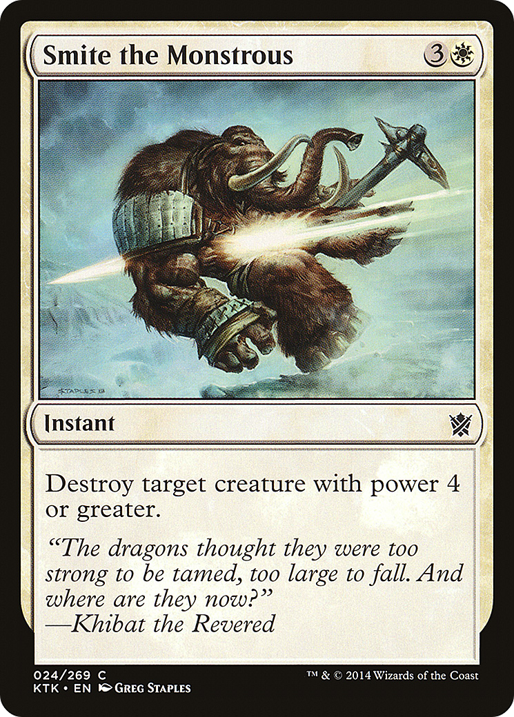 Smite the Monstrous (KTK-024)