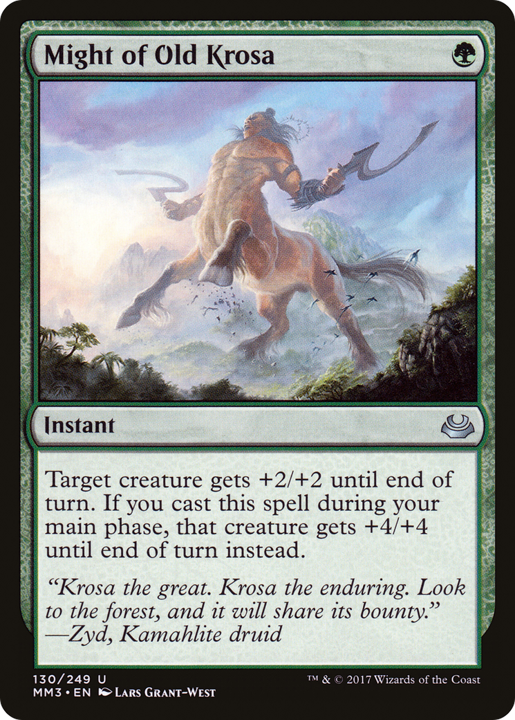 Might of Old Krosa (MM3-130) (Foil)