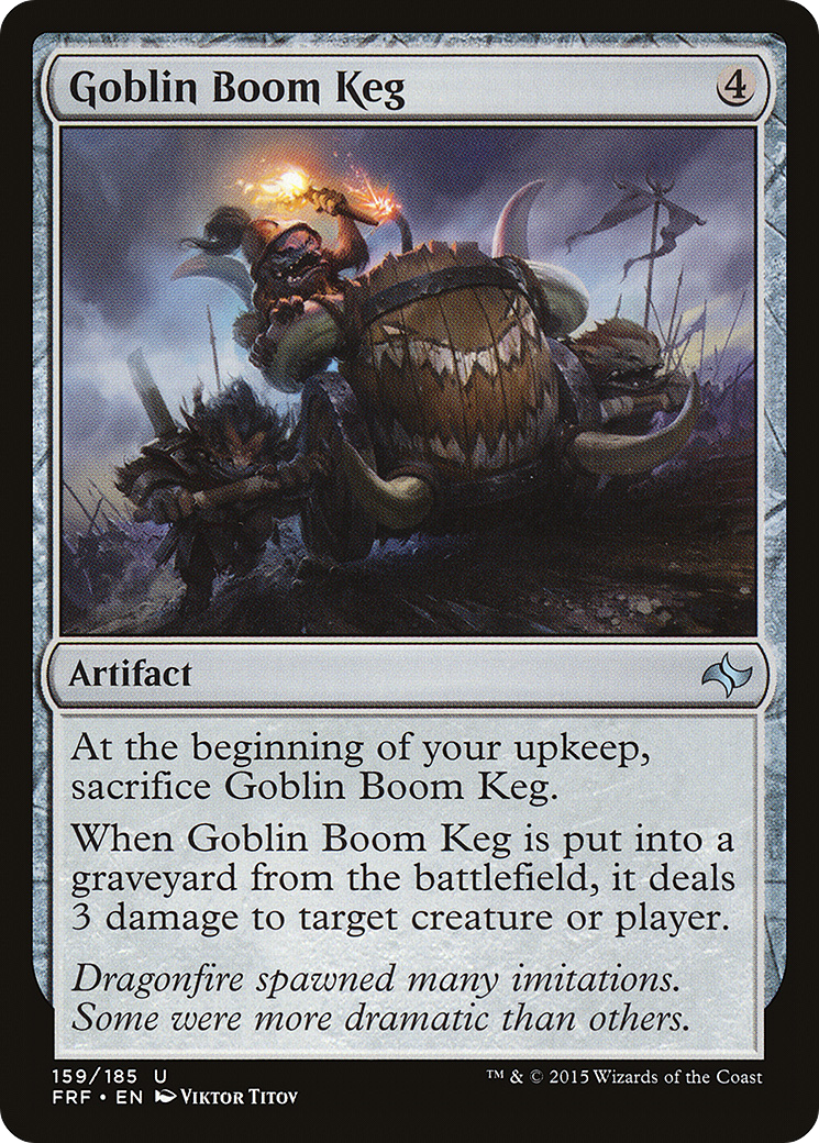 Goblin Boom Keg (FRF-159) (Foil)