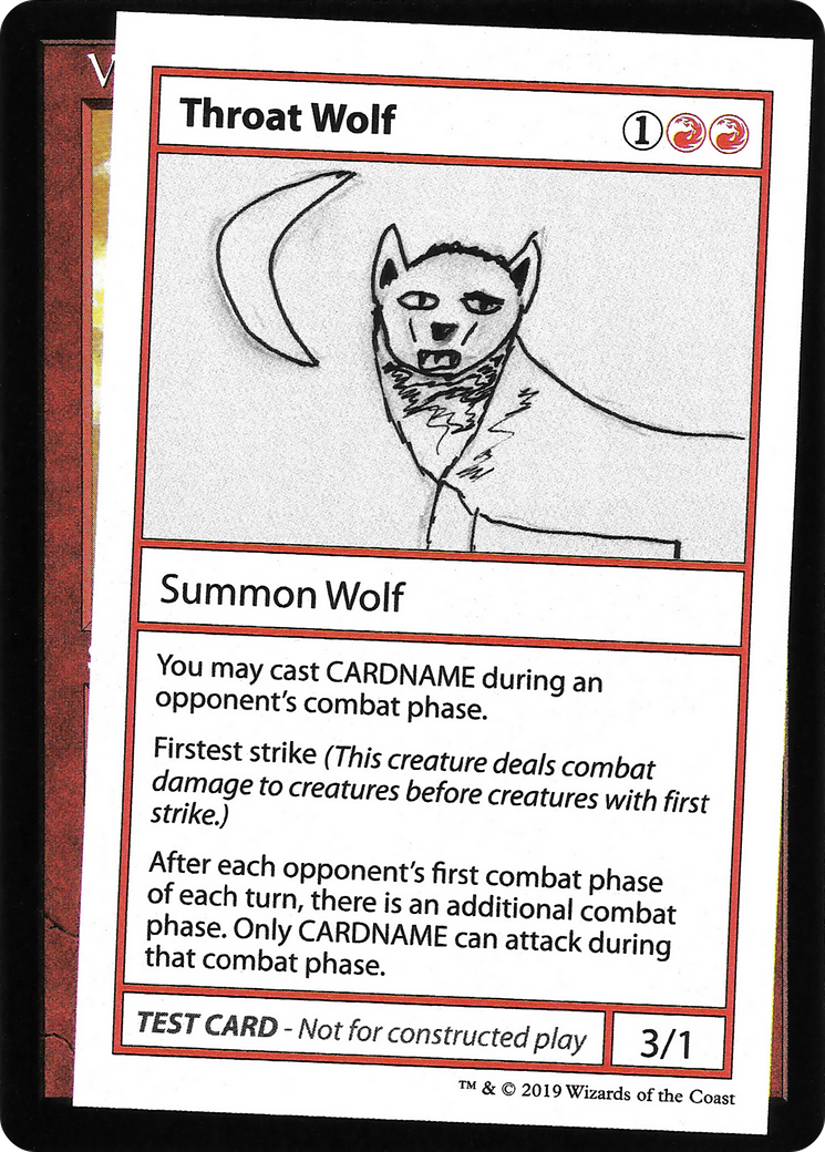 Throat Wolf (No PW Symbol) (CMB2-)