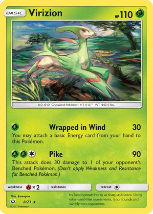 Virizion (SLG-008) (Holofoil)