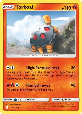 Torkoal (SLG-011) (Reverse Holofoil)