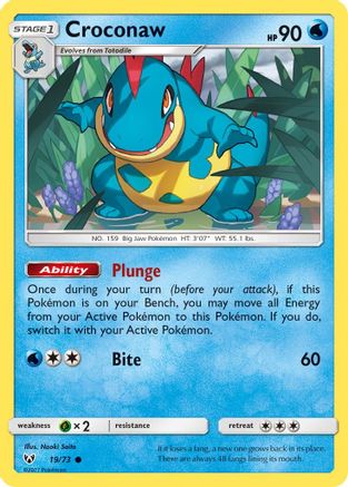 Croconaw (SLG-019) (Reverse Holofoil)