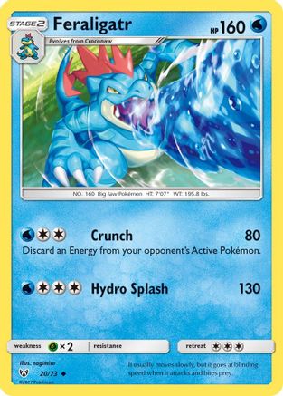 Feraligatr (SLG-020) (Reverse Holofoil)