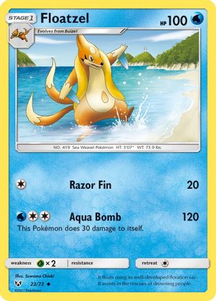 Floatzel (SLG-023) (Reverse Holofoil)