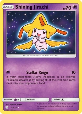 Shining Jirachi (SLG-042) (Holofoil)