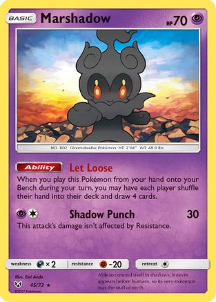 Marshadow (SLG-045) (Reverse Holofoil)