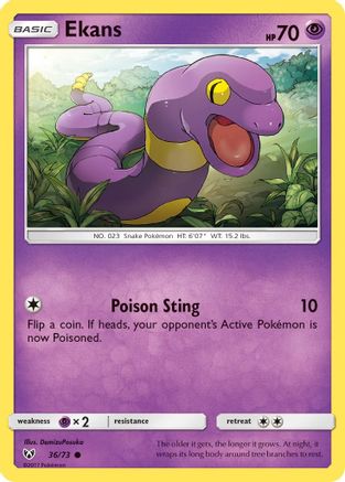 Ekans (SLG-036) (Reverse Holofoil)