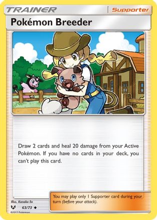 Pokemon Breeder (SLG-063) (Reverse Holofoil)