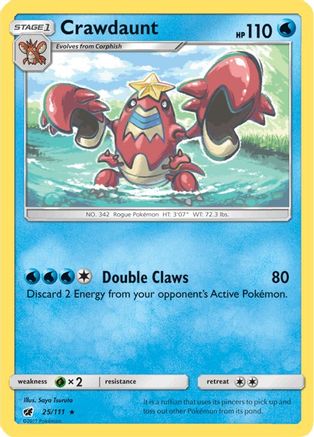 Crawdaunt (CIN-025) (Reverse Holofoil)