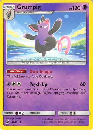 Grumpig (CIN-042) (Reverse Holofoil)