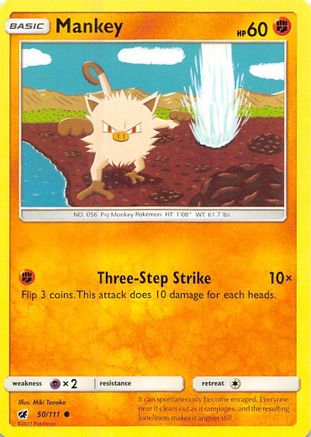 Mankey (CIN-050) (Reverse Holofoil)