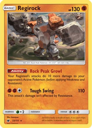 Regirock (CIN-053) (Reverse Holofoil)