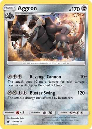 Aggron (CIN-067) (Holofoil)