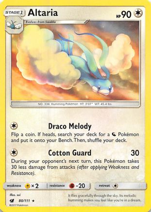 Altaria (CIN-080) (Reverse Holofoil)