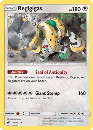 Regigigas (CIN-084) (Reverse Holofoil)