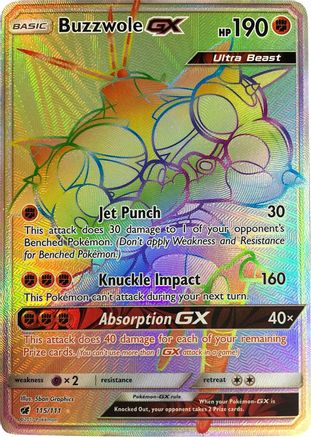 Buzzwole GX (Secret) (CIN-115) (Holofoil)