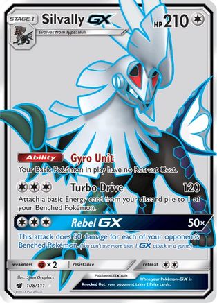 Silvally GX (Full Art) (CIN-108) (Holofoil)