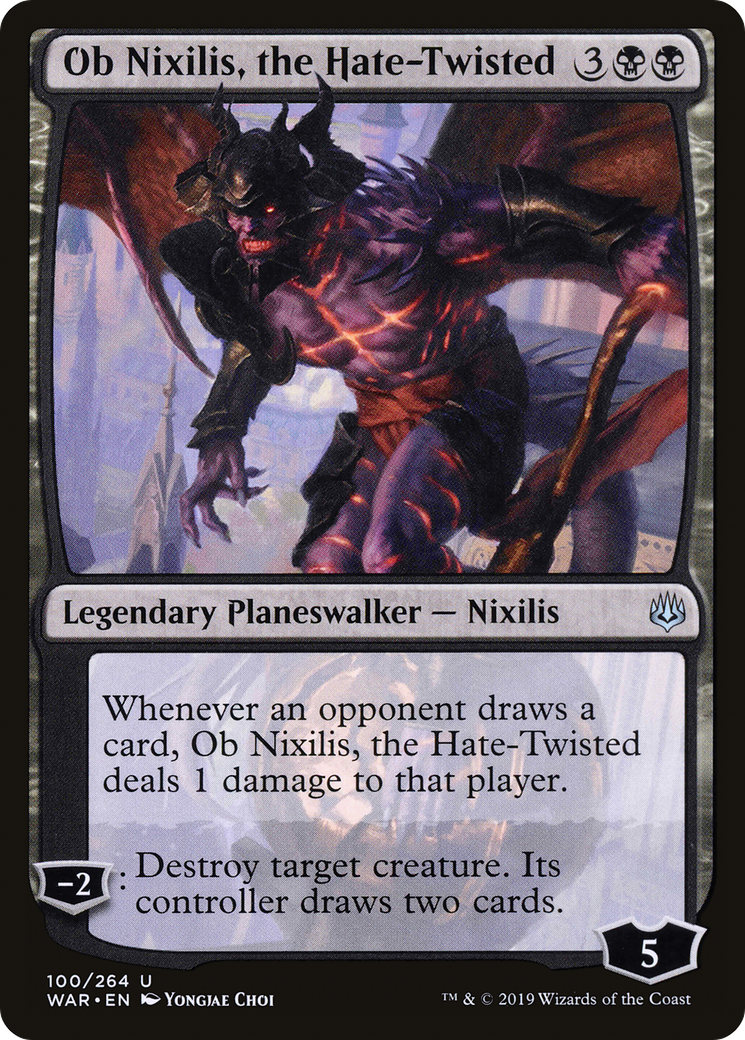 Ob Nixilis, the Hate-Twisted (WAR-100) (Foil)