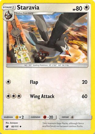 Staravia (CIN-082) (Reverse Holofoil)