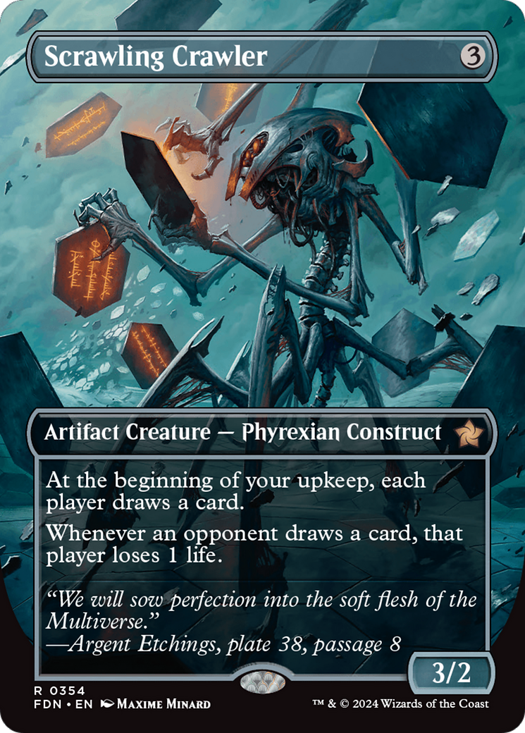 Scrawling Crawler (FDN-354) (Borderless) (Foil)