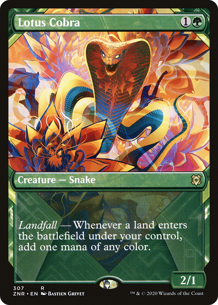Lotus Cobra (ZNR-307) (Showcase) (Foil)