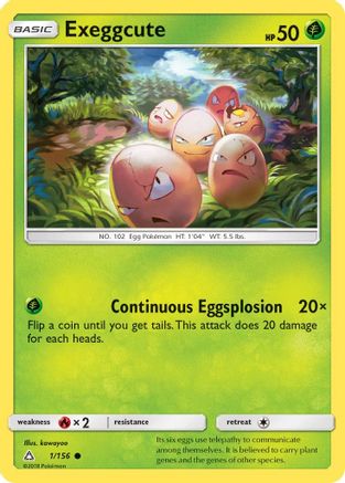 Exeggcute (UPR-001) (Reverse Holofoil)
