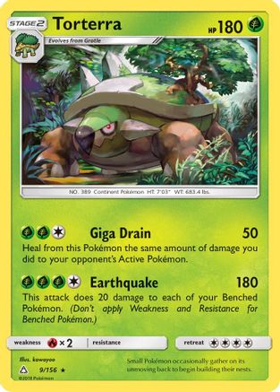 Torterra (UPR-009) (Reverse Holofoil)