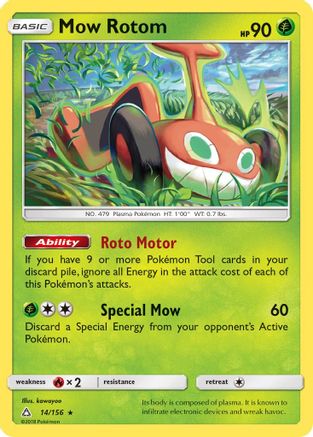 Mow Rotom (UPR-014) (Reverse Holofoil)