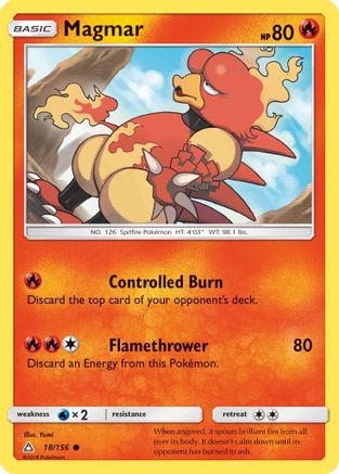 Magmar (UPR-018) (Reverse Holofoil)