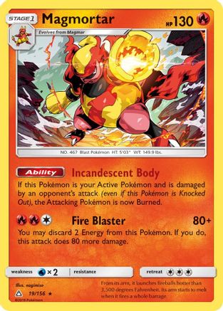 Magmortar (UPR-019) (Holofoil)