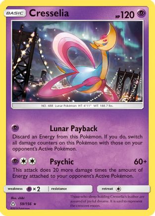 Cresselia (UPR-059) (Reverse Holofoil)