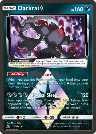 Darkrai Prism Star (UPR-077) (Holofoil)