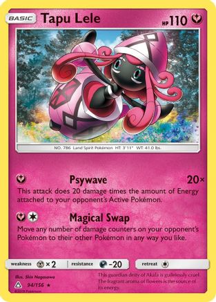 Tapu Lele (UPR-094) (Reverse Holofoil)