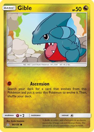 Gible (96) (UPR-096) (Reverse Holofoil)