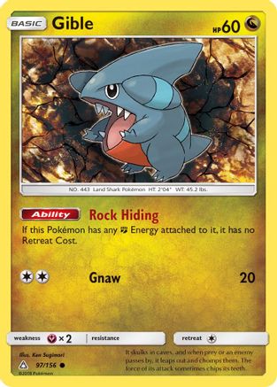 Gible (97) (UPR-097) (Reverse Holofoil)