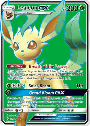 Leafeon GX (Full Art) (UPR-139) (Holofoil)