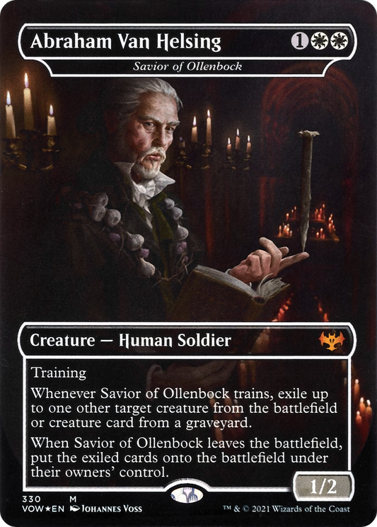 Abraham Van Helsing / Savior of Ollenbock (VOW-330) (Showcase) (Borderless)