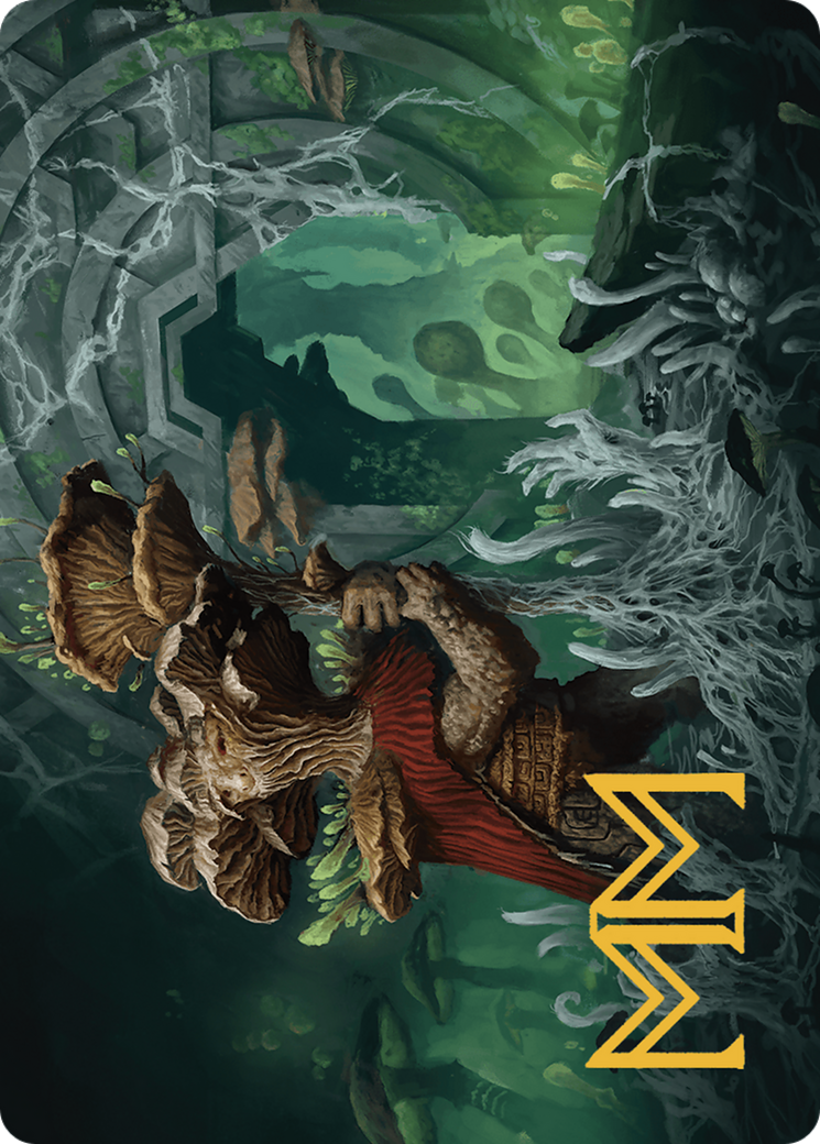 Tendril of the Mycotyrant Art Card (ALCI-031) (Gold-Stamped Signature)