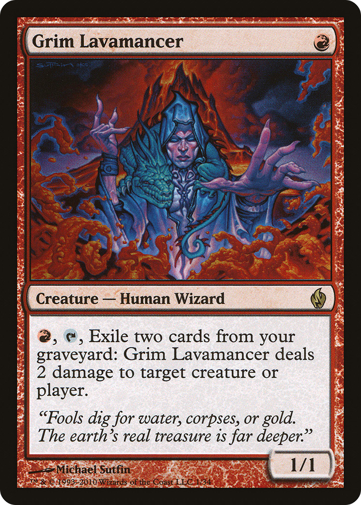 Grim Lavamancer (PD2-001) (Foil)