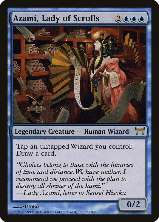 Azami, Lady of Scrolls (CHK-052) (Foil)