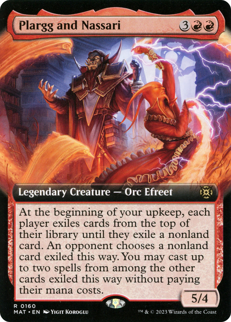 Plargg and Nassari (MAT-160) (Extended Art) (Foil)
