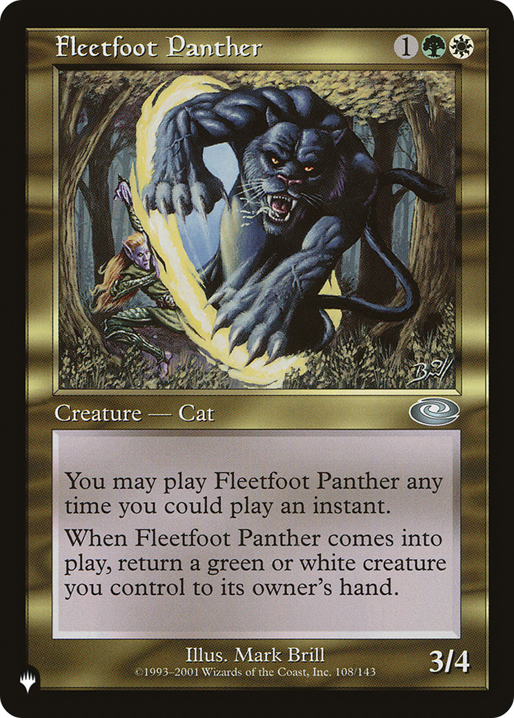 Fleetfoot Panther (LIST-PLS-108)