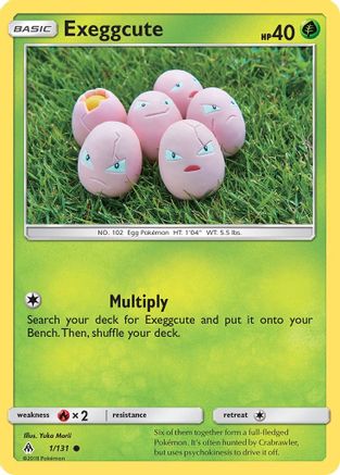 Exeggcute (FLI-001) (Reverse Holofoil)