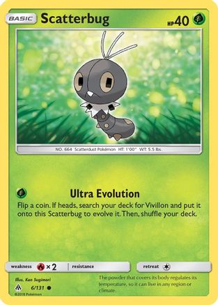 Scatterbug (6) (FLI-006) (Reverse Holofoil)