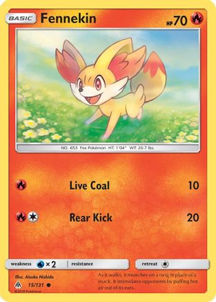 Fennekin (15) (FLI-015) (Reverse Holofoil)
